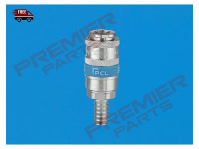 PCL S19 3/8 (9.5MM) HOSE TAIL COUPLING HALF