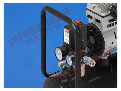 PCL 24L 1.0HP Direct Drive Oil Free Low Noise Compressor, 116psi(8bar) 138 l/min