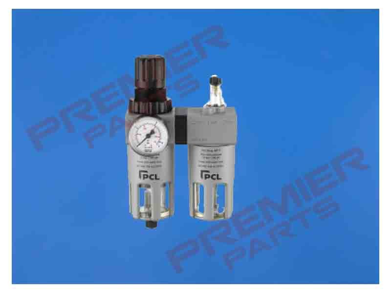 1/2&quot; BSPP Filter/Regulator + Lubricator
