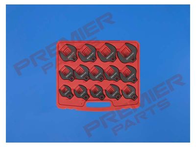Premier Crow's Foot Spanner Set 1/2"Sq Drive 14pc