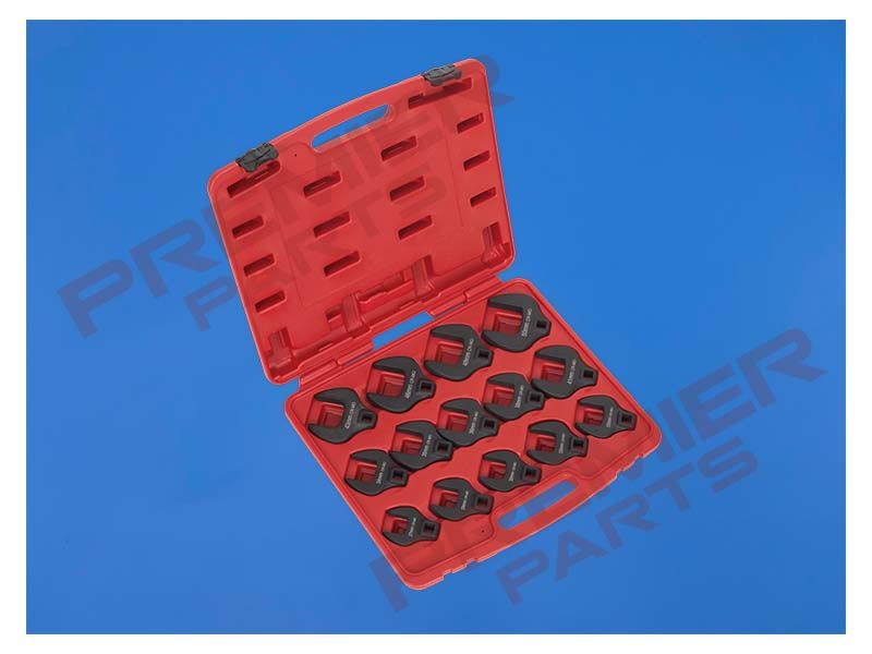 Premier Crow&#39;s Foot Spanner Set 1/2&quot;Sq Drive 14pc