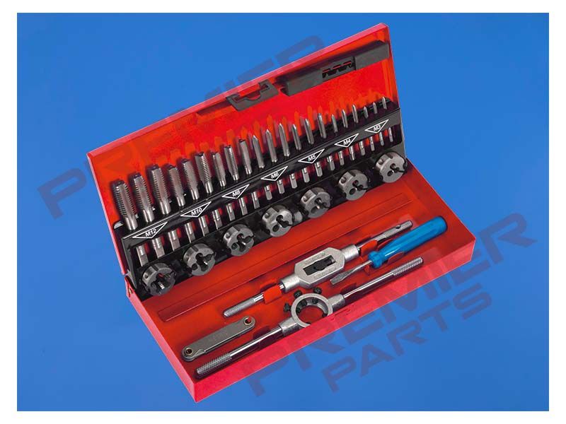 Tap &amp; Die Set 32pc Split Dies Metric