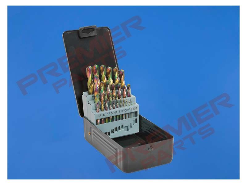 HSS Drill Bit Set 25pc Edge Ground - Metric DIN 338