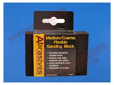 Abrasives Angled Sanding Block, Medium/Coarse 97 x 67 x 27mm