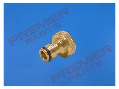 Brass Threaded Tap Connector, 1/2" - 3/4" BSP