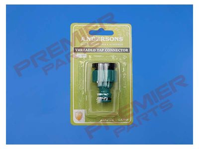 Threaded Tap Connector, 1/2&quot; - 3/4&quot; BSP