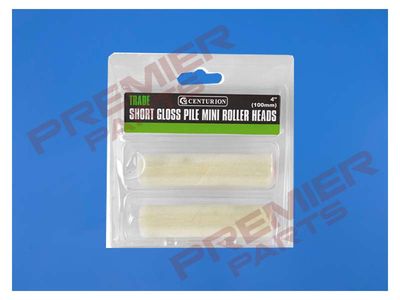 Trade Short Gloss Pile Mini Rollers, 100mm / 4&quot; (Set of 2)