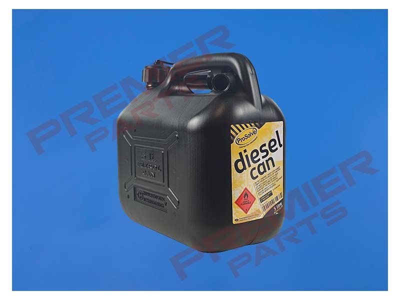 PROSOLVE PLASTIC FUEL CAN BLACK 5L - DIESEL