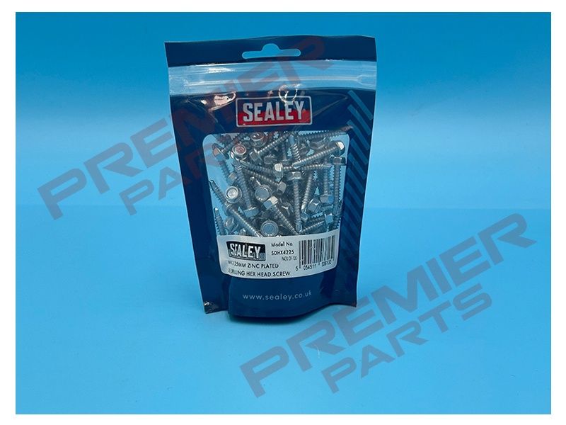 Zinc Plated Self-Drilling Hex Head Screw 4.2 x 25mm - Pack of 100