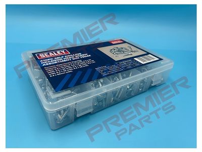 Self Drilling Screw Assortment 410pc Hex Head Zinc