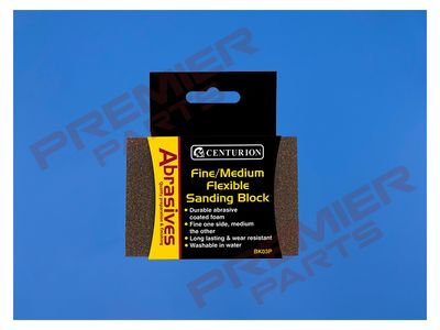 Abrasives Angled Sanding Block, Fine/Medium 97 x 67 x 27mm