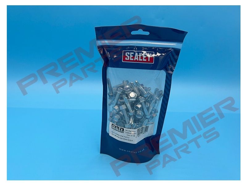 Zinc Plated Self-Drilling Hex Head Screw 5.5 x 25mm - Pack of 100 8MM Hex Head