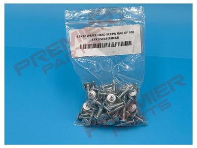 4.8X22 WAFER HEAD SCREW BAG OF 100