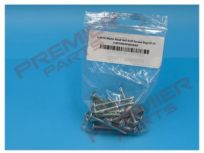 4.8X50 Wafer Head Self Drill Screws Bag Of 25