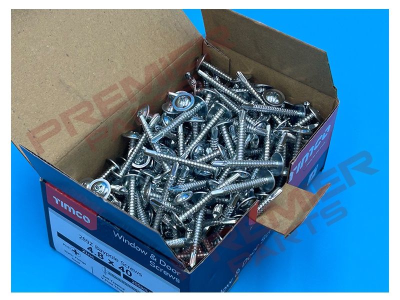 4.8X40 FLANGE NO.2 BAY POLE SELF DRILL BZP SOLD PER BOX 200