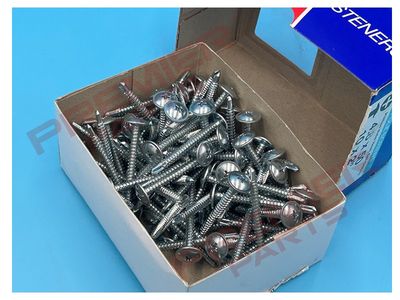 Baypole Self-Drill Screw Phillips Wafer Head ZP 4.8x50mm Box 100