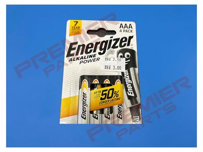 ENERGIZER S8993 AAA Power Alkaline Batteries, 4 Pack