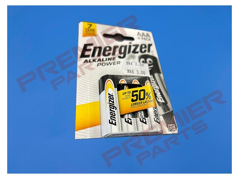 ENERGIZER S8993 AAA Power Alkaline Batteries, 4 Pack