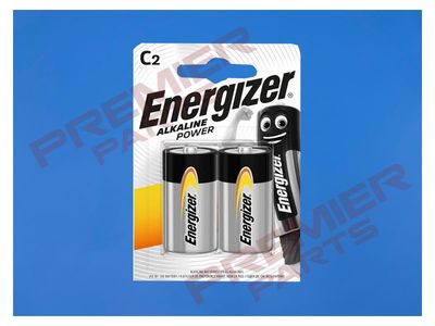 Energizer C Power Alkaline Batteries, 2 Pack