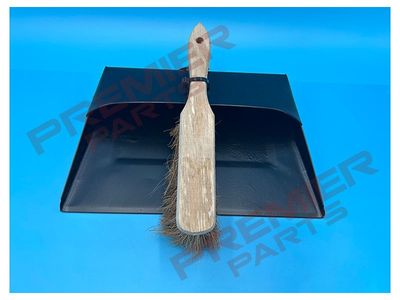METAL DUSTPAN WITH SOFT BRUSH