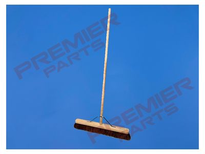 HEAVY DUTY PLATFORM BROOM AND HANDLE 24&quot;