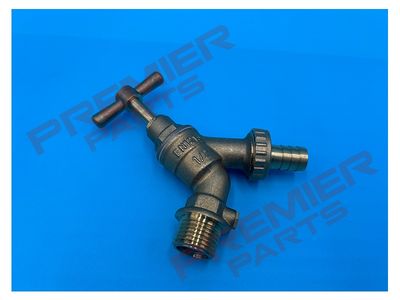 Garden Hose Tap With Double Check Valve, Brass, 1/2