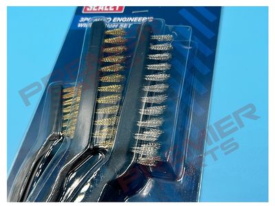 Wire Brush Set Auto Engineer's 3pc