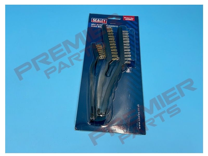 Wire Brush Set Auto Engineer&#39;s 3pc