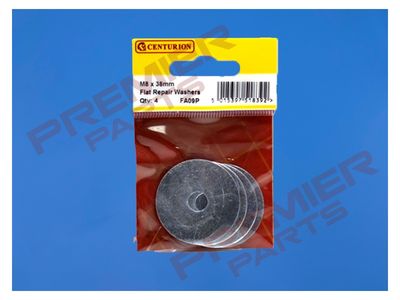 M8 x 38mm ZP Flat Repair Washers (4pk)