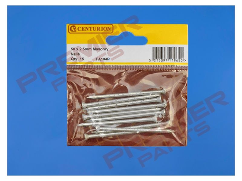 50mm Masonry Nails  (Pack of 15)