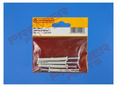 M8 x 60mm Hammer In Frame Fixings  (Pack of 4)