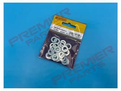 M6 ZP Flat Washers (Pack of 28)