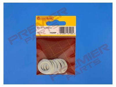 M12 ZP Flat Washers  (Pack of 6)