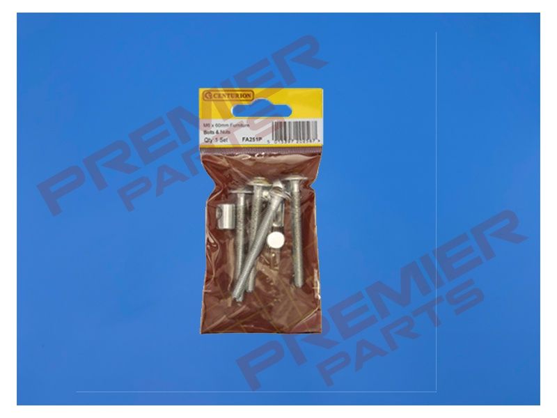 M6 x 100mm Furniture Bolts &amp; Nuts