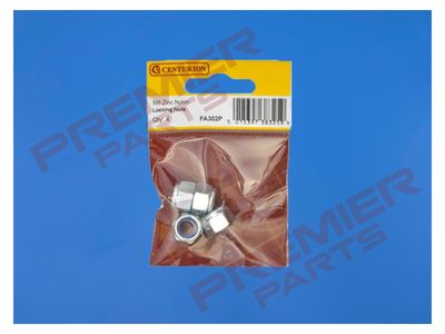 M8 ZP Nylon Locking Nuts  (Pack of 4)