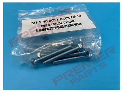 M5 X 40 BOLT PACK OF 10