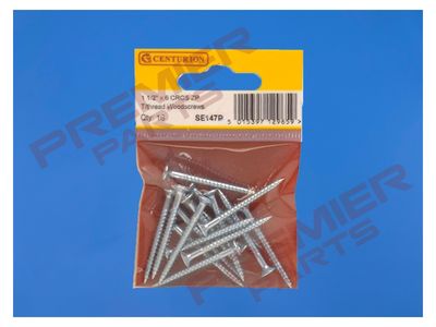 1 1/2&quot; x 6 ZP Cross Recessed Hardened Twin Thread Woodscrews with Countersunk Head (Pack of 16)changed to pozi heads