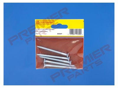 2 1/2&quot; x 10 ZP Cross Recessed Hardened Twin Thread Woodscrews with Countersunk Head (Pack of 5)