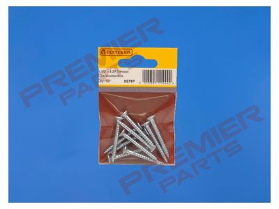1 1/2&quot; x 8 ZP Cross Recessed Hardened Twin Thread Woodscrews with Countersunk Head (Pack of 10)