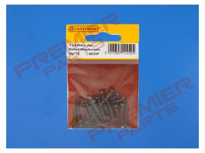 1&quot; x 8 BJP Slotted Round Head Woodscrews (Pack of 13)
