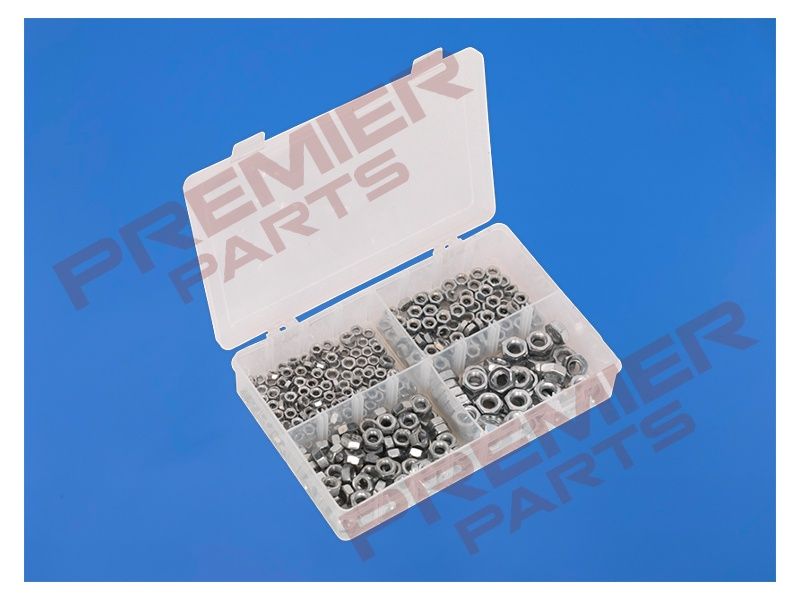 Steel Nut Assortment M5-M10 370pc