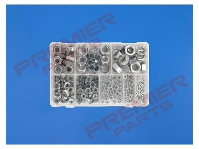 Steel Nut Assortment M4-M16 255pc