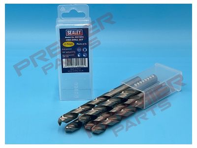 HSS Fully Ground Drill Bit Ø11.5mm Pack of 5