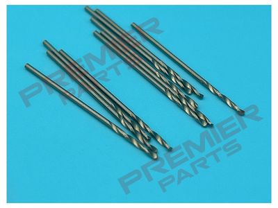 HSS Fully Ground Drill Bit Ø1mm Pack of 10