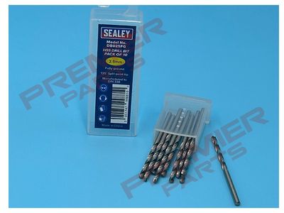 HSS Fully Ground Drill Bit Ø2.5mm Pack of 10