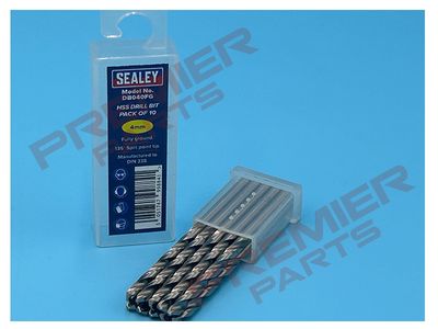 HSS Fully Ground Drill Bit Ø4mm Pack of 10