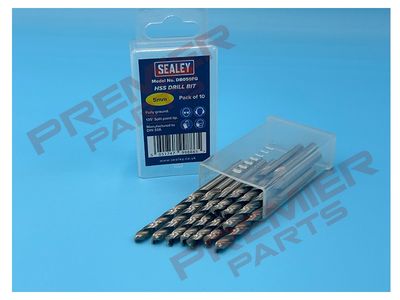 HSS Fully Ground Drill Bit Ø5mm Pack of 10