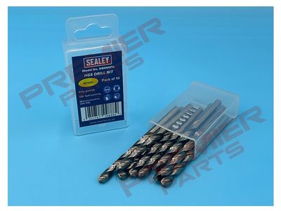 HSS Fully Ground Drill Bit Ø6mm Pack of 10