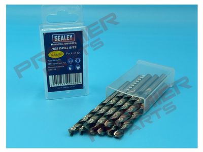 HSS Fully Ground Drill Bit Ø6.5mm Pack of 10