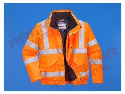 RT32 - Hi-Vis Winter Bomber Jacket - Orange